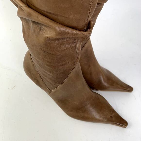 NWOT Diba Point Toe Mid Calf Heel Boots - 7 - Picture 7 of 11